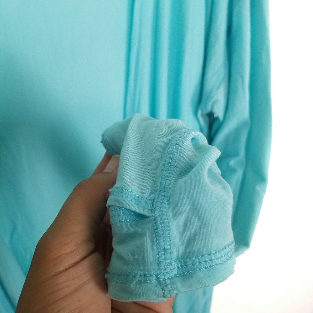 ๐ด Zella | Drishti Wrap Top, in Mint / Light Blue - Picture 4 of 8